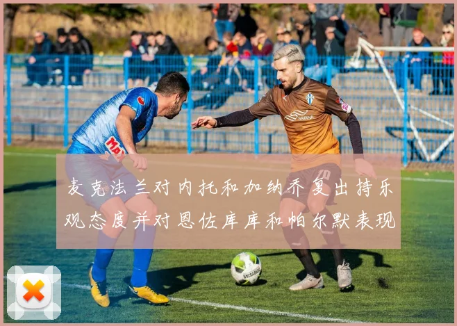 麦克法兰对内托和加纳乔复出持乐观态度并对恩佐库库和帕尔默表现表示满意